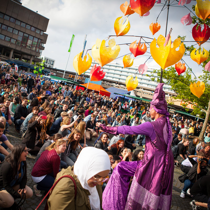 Traumlichtträger Pantao, Publikumsanimation beim Rubissimo Bochum