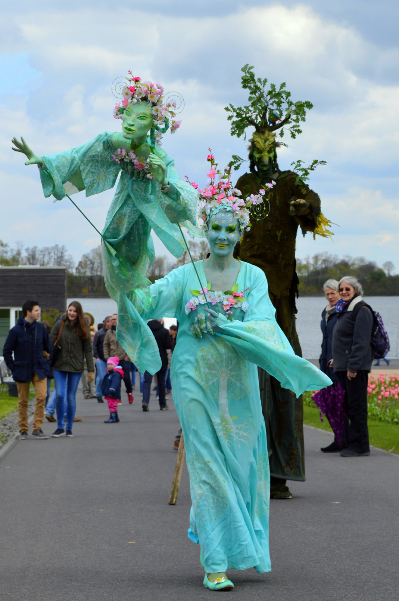 Blütenfee und Vogelbaum, Landesgartenschau-Park Zülpich.