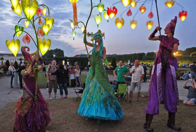 Lichterfest, Nacht der Lichter, Kleines Fest im großen Garten Hannover